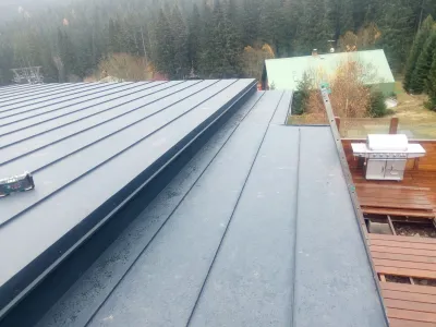 Falcovaná střecha Prefalz s odvětráním