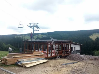 Falcovaná střecha Prefalz s odvětráním