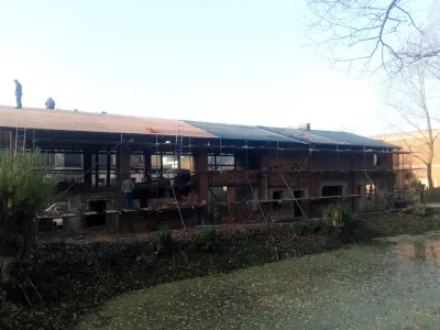 Střecha z hladkého Prefalzu v antracitu