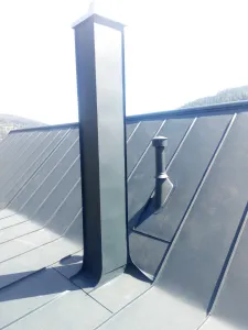 Prefalz Stucco s okapovým systémem PREFA