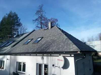 Obnova střechy a oplechování rodinného domu