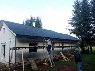 Rekonstrukce nízké střechy rodinného domu