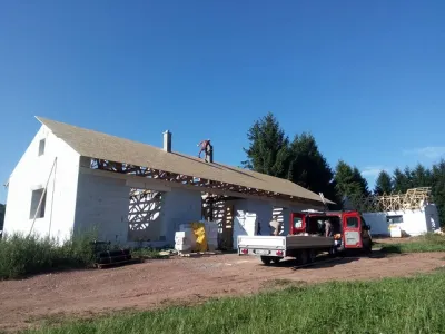 Střecha Comaxfalc na OSB podkladu