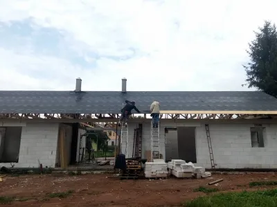 Střecha Comaxfalc na OSB podkladu