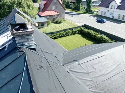 Prefalz Stucco s hliníkovými žlaby