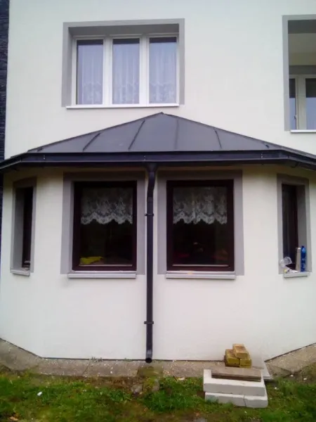 Oplechování střechy arkýře