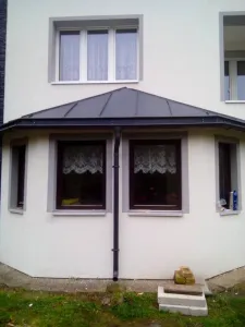 Oplechování střechy arkýře