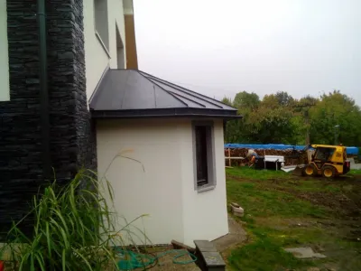 Oplechování střechy arkýře