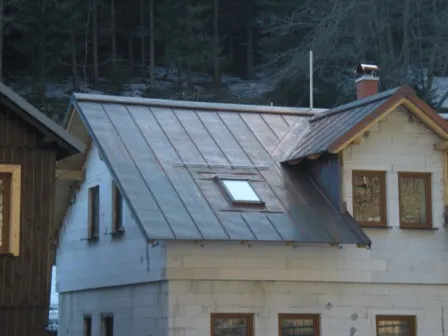Klempířské práce a falcované střechy