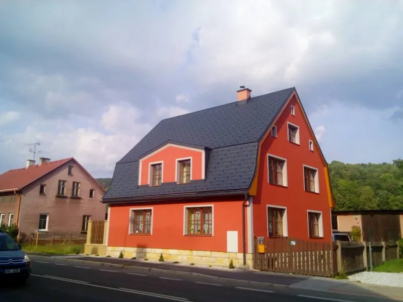 Střecha se šindelem PREFA Stucco
