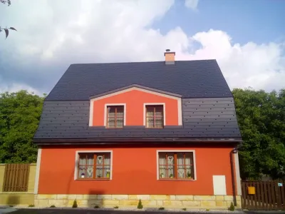 Střecha se šindelem PREFA Stucco