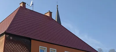 Obnova taškové střechy členitého domu