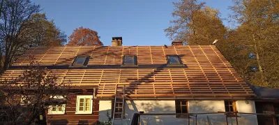 Rekonstrukce střechy chalupy se zateplením