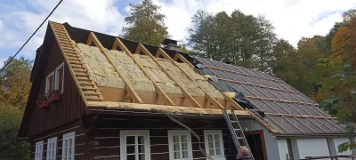 Rekonstrukce střechy chalupy se zateplením