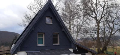 Střecha se šablonou PREFA 44 × 44
