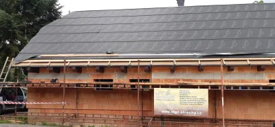Falcovaná střecha Prefalz na novostavbě