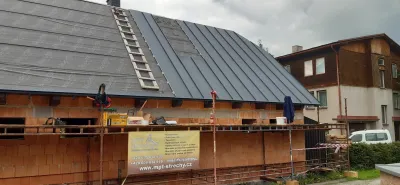 Falcovaná střecha Prefalz na novostavbě