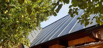 Falcovaná střecha Prefalz na novostavbě